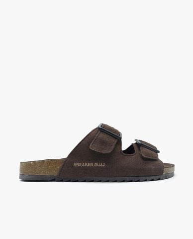  SNEAKERBUZZ - Dép unisex quai ngang phối logo 