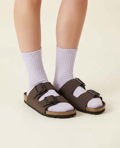  SNEAKERBUZZ - Dép unisex quai ngang phối logo 