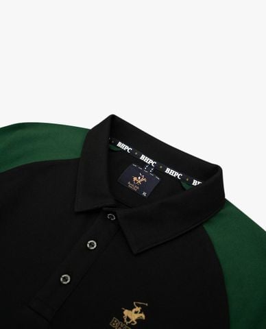  BEVERLY HILLS POLO CLUB - Áo polo nam cổ bẻ tay ngắn thêu logo 