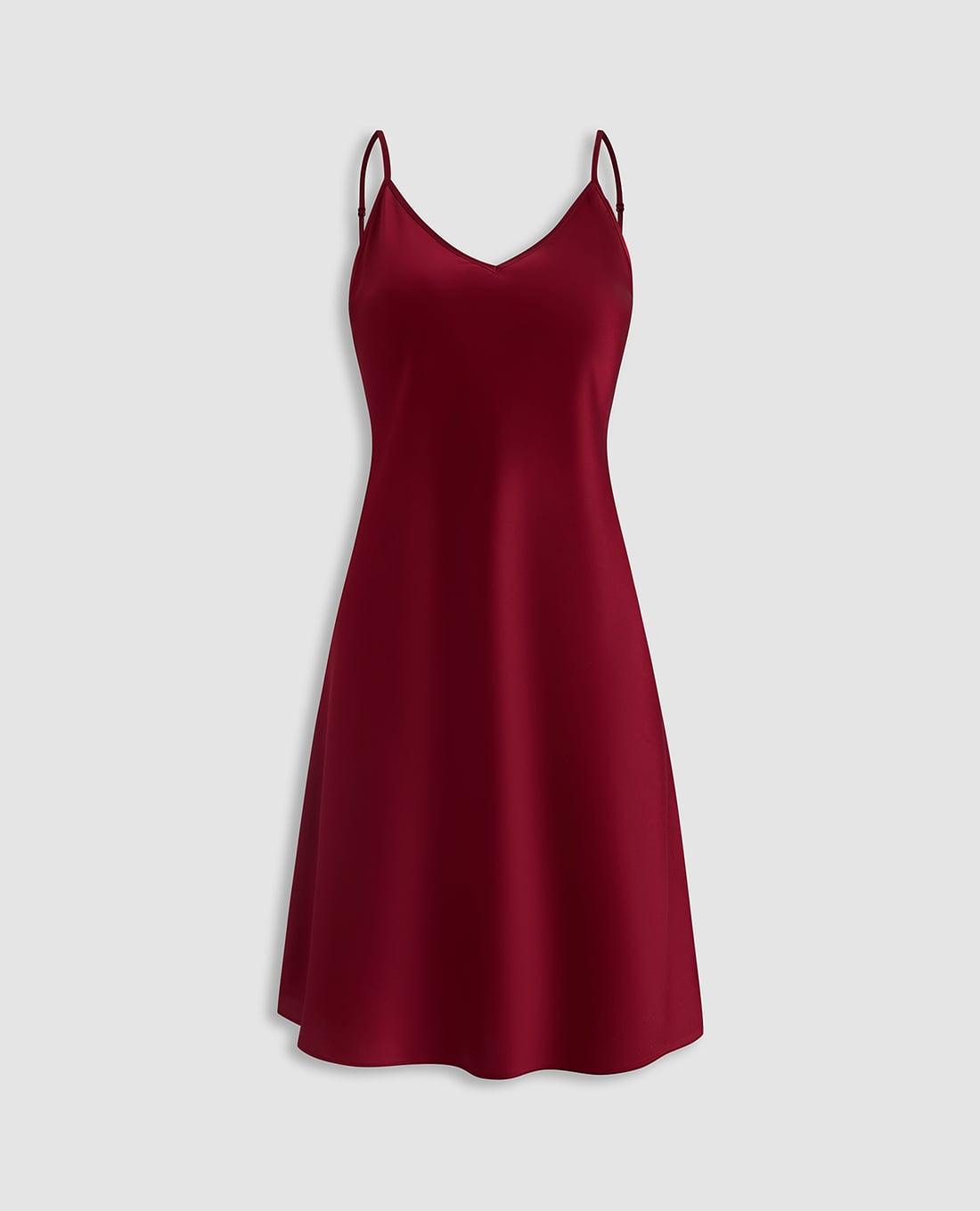 MISAKI - Đầm ngắn nữ mặc nhà hai dây latin trơn