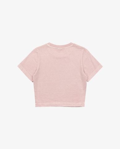  FILA - Áo croptop nữ cổ tròn tay ngắn Tennis Heritage 