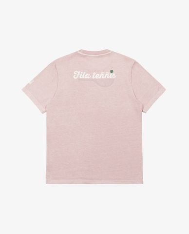  FILA - Áo thun unisex cổ tròn tay ngắn Tennis Heritage 