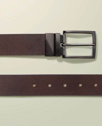  CHARLES TYRWHITT - Thắt lưng nam bản vừa Leather Textured 