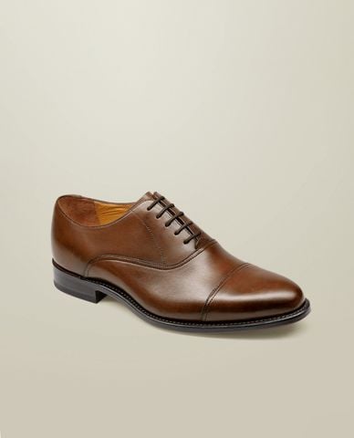  CHARLES TYRWHITT - Giày oxford nam mũi nhọn Leather 