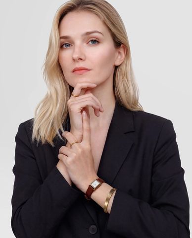  DANIEL WELLINGTON - Đồng hồ nữ Bound Mini Lizard 17mm 