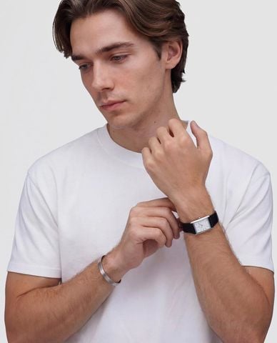  DANIEL WELLINGTON - Vòng đeo tay unisex Line Cuff Brushed 