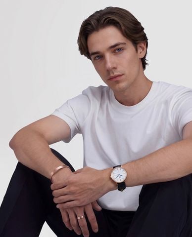  DANIEL WELLINGTON - Vòng đeo tay unisex Line Cuff Brushed 