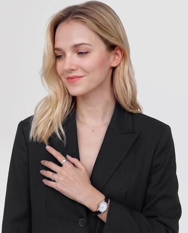  DANIEL WELLINGTON - Nhẫn unisex bản vừa Line Polished 