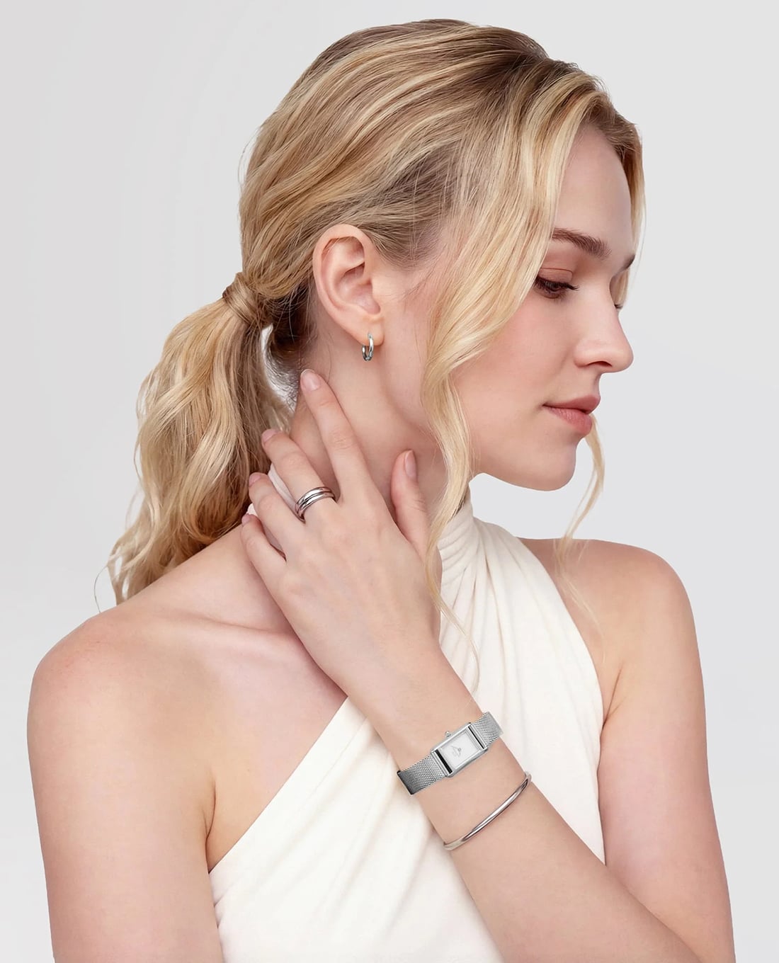 DANIEL WELLINGTON - Vòng đeo tay unisex Arch Cuff