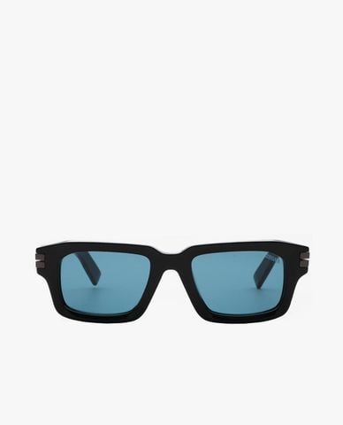  ZEGNA - Kính mát unisex gọng chữ nhật bản dày 