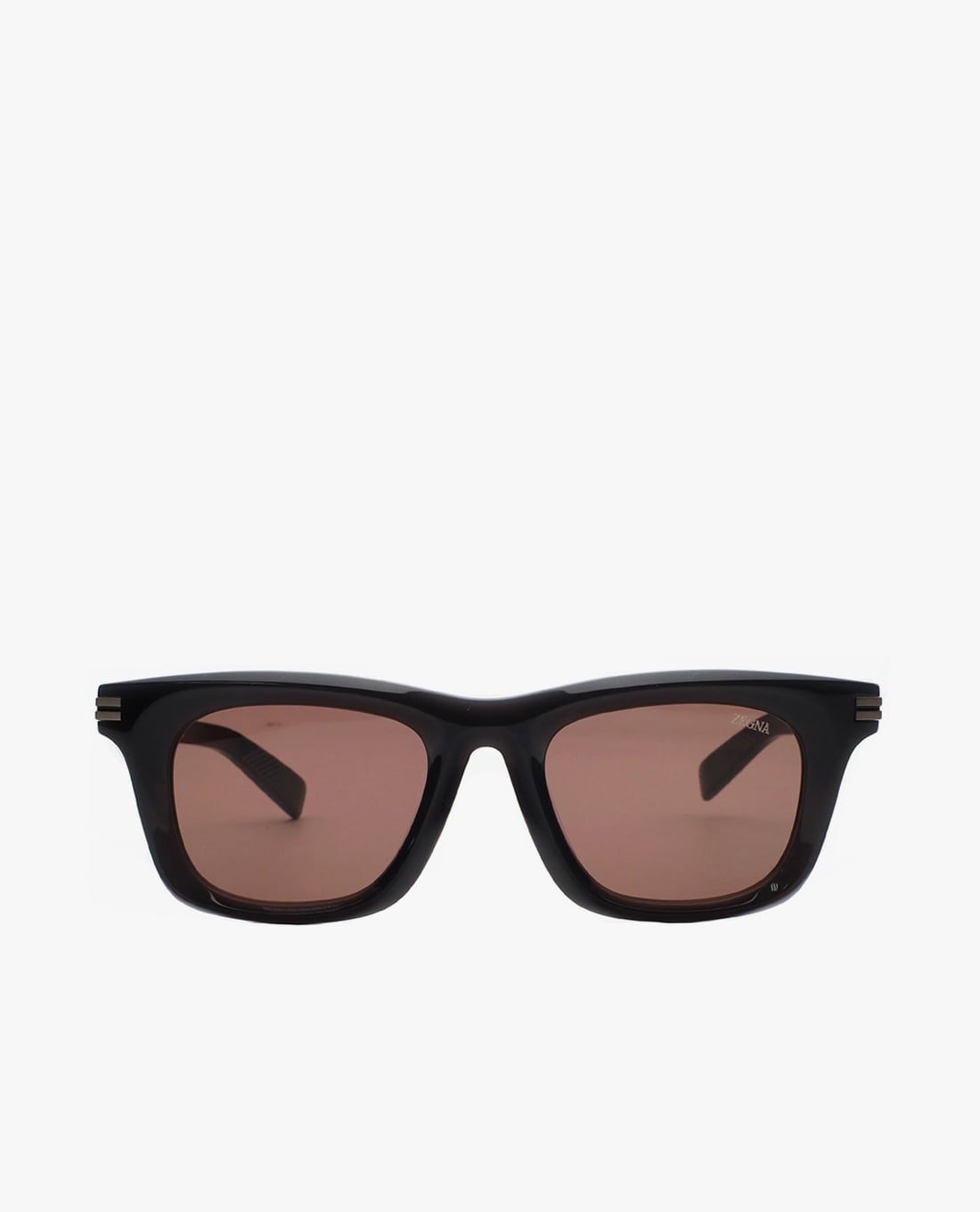 ZEGNA - Kính mát unisex gọng chữ nhật bản dày