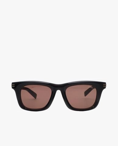  ZEGNA - Kính mát unisex gọng chữ nhật bản dày 