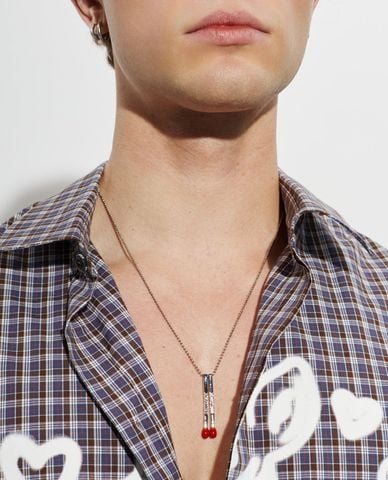  DSQUARED2 - Vòng cổ nam mặt que diêm 