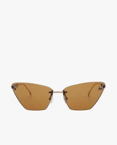  FENDI - Kính mát nữ gọng mắt mèo bản mảnh 