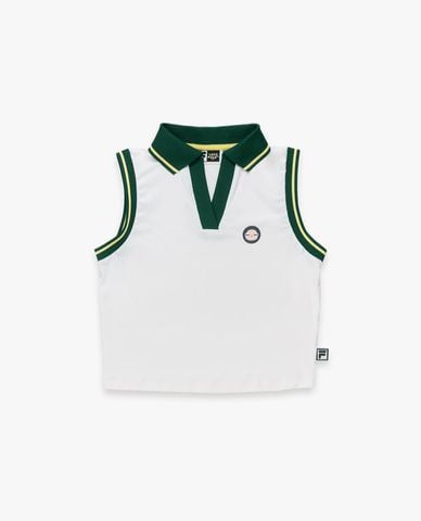  FILA - Áo sát nách nữ phối viền Fila x Sea Artist 