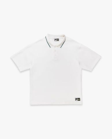  FILA - Áo polo unisex cổ bẻ tay ngắn Fila x Sea Artist 