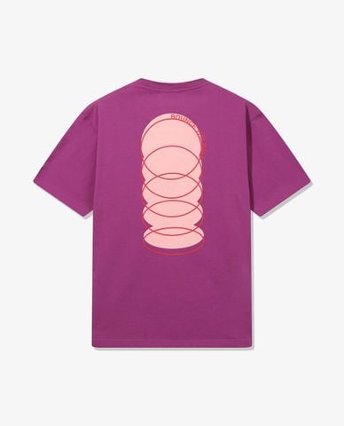  FILA - Áo thun unisex cổ tròn tay ngắn Bounce The Ball 