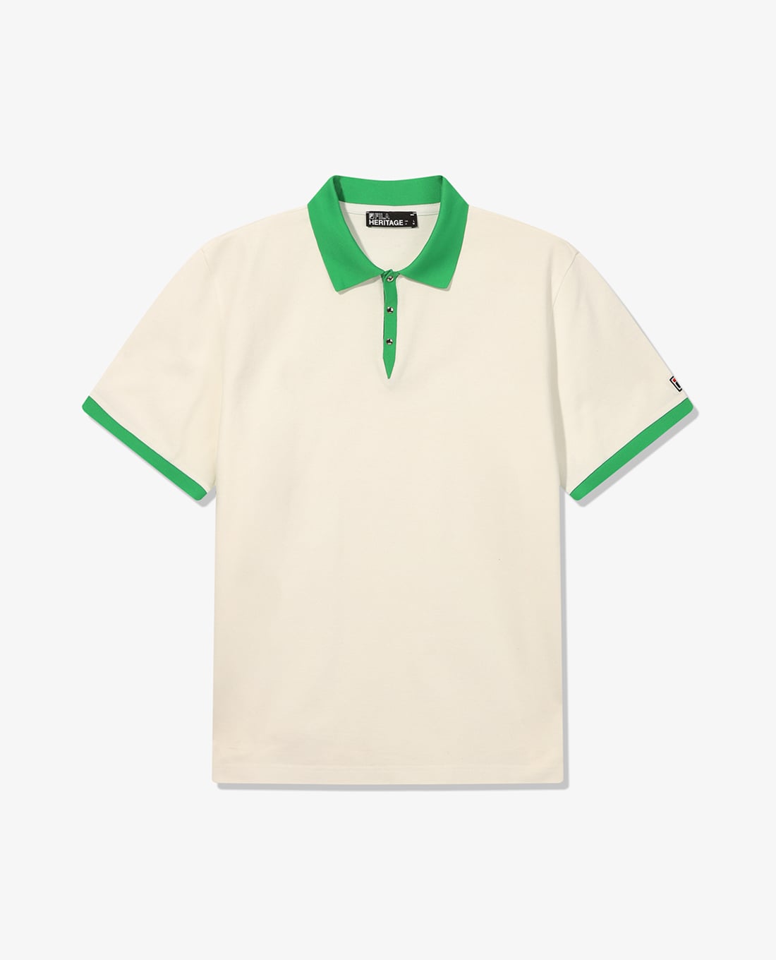 FILA - Áo polo unisex cổ bẻ tay ngắn