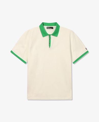  FILA - Áo polo unisex cổ bẻ tay ngắn 
