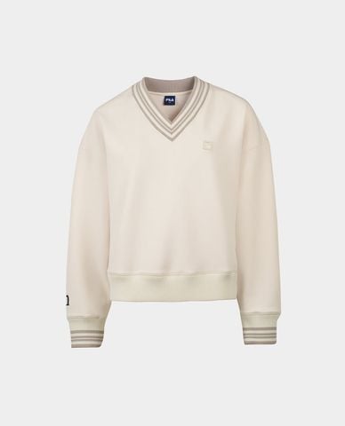  FILA - Áo sweatshirt nữ cổ V tay dài Origin Club 