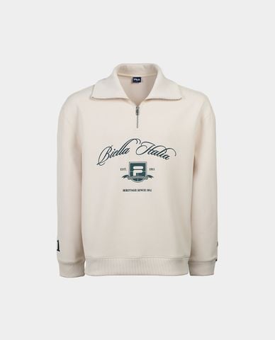  FILA - Áo sweatshirt unisex tay dài khóa zip Origin Club 