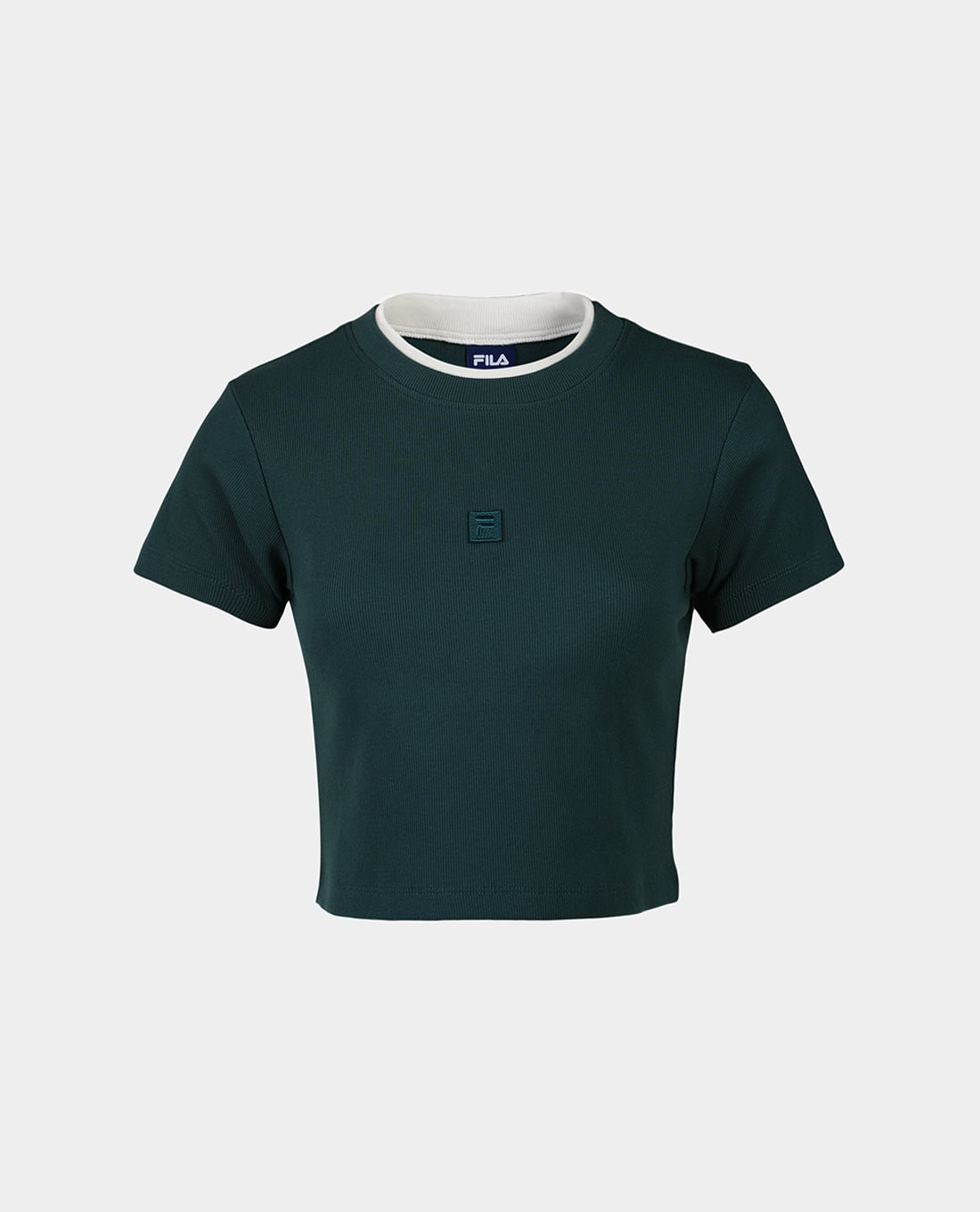 FILA - Áo croptop nữ tay ngắn Origin Club Logo