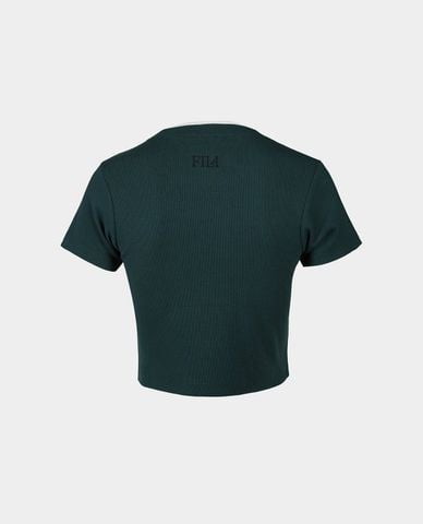  FILA - Áo croptop nữ tay ngắn Origin Club Logo 