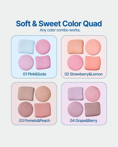  FWEE - Bảng phấn má hồng Pocket Cheek Palette 