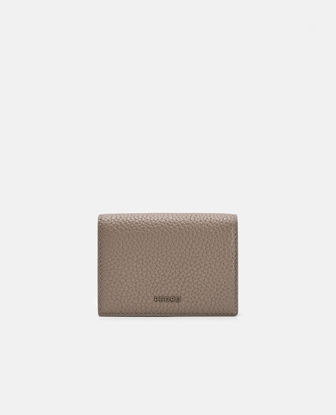 PEDRO - Ví ngắn nam dáng gập Embossed Leather