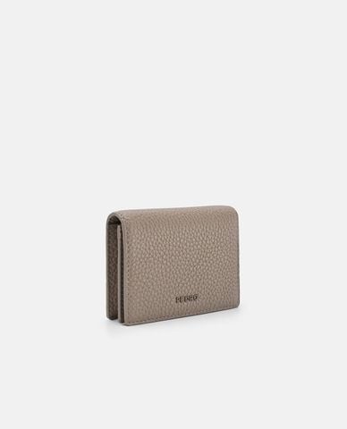  PEDRO - Ví ngắn nam dáng gập Embossed Leather 