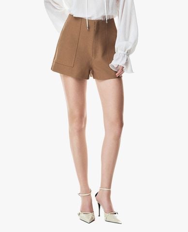  GIGI - Quần shorts ngắn nữ cạp cao phom suông 