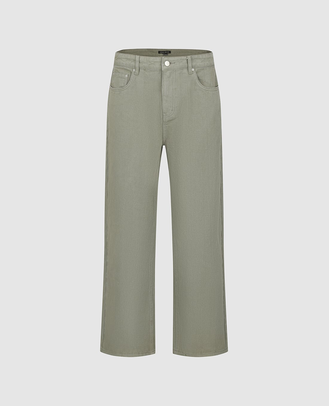 URBAN REVIVO - Quần jeans nam ống đứng cổ điển