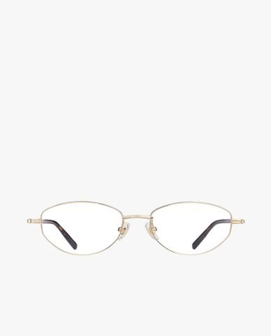  MUJOSH - Gọng kính oval unisex bản mảnh 