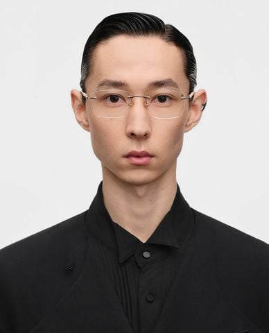  MUJOSH - Gọng kính chữ nhật unisex bản mảnh 