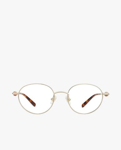  MUJOSH - Gọng kính oval unisex cổ điển 