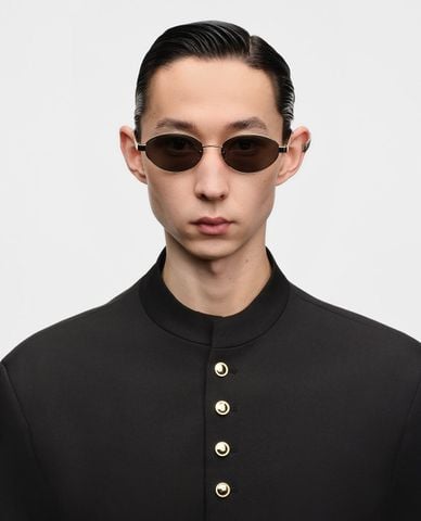  MUJOSH - Kính mát unisex gọng oval thời thượng 