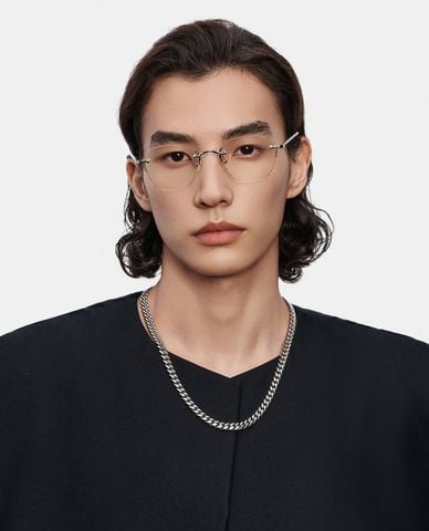  MUJOSH - Gọng kính đa giác unisex bản mảnh 