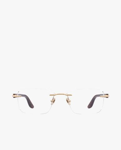  MUJOSH - Gọng kính chữ nhật unisex không viền 