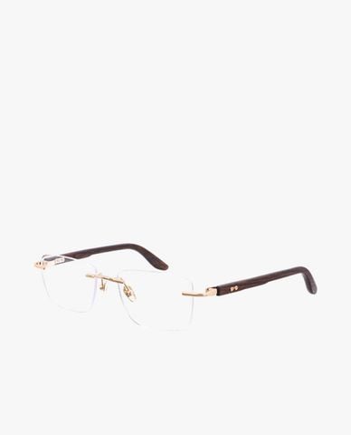  MUJOSH - Gọng kính chữ nhật unisex không viền 