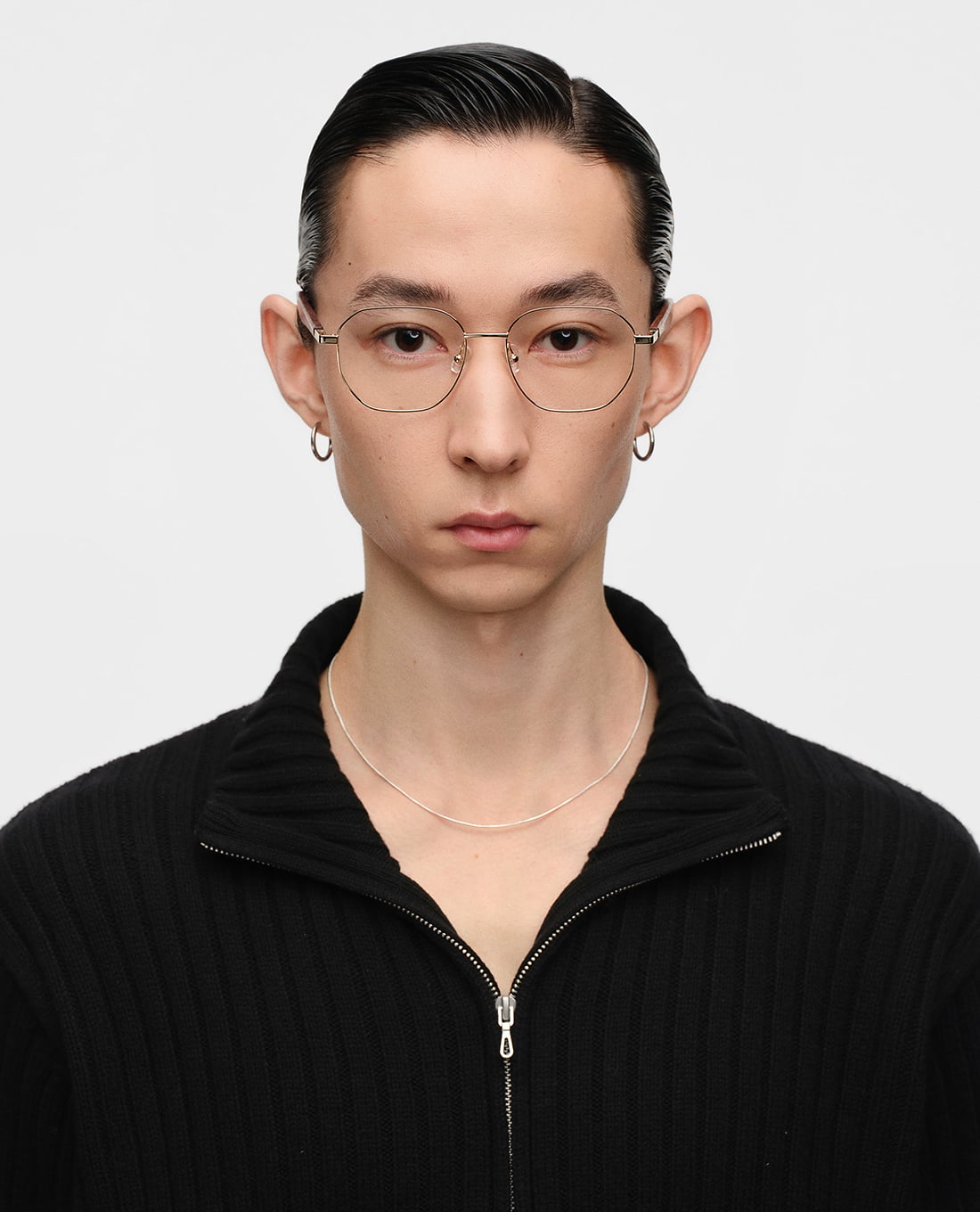 MUJOSH - Gọng kính đa giác unisex bản mảnh