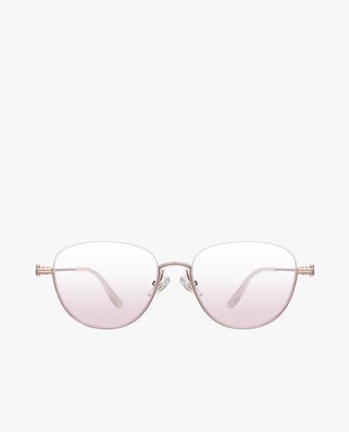  MUJOSH - Gọng kính oval unisex bản mảnh 