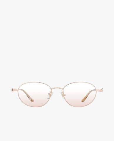  MUJOSH - Gọng kính oval unisex bản mảnh 