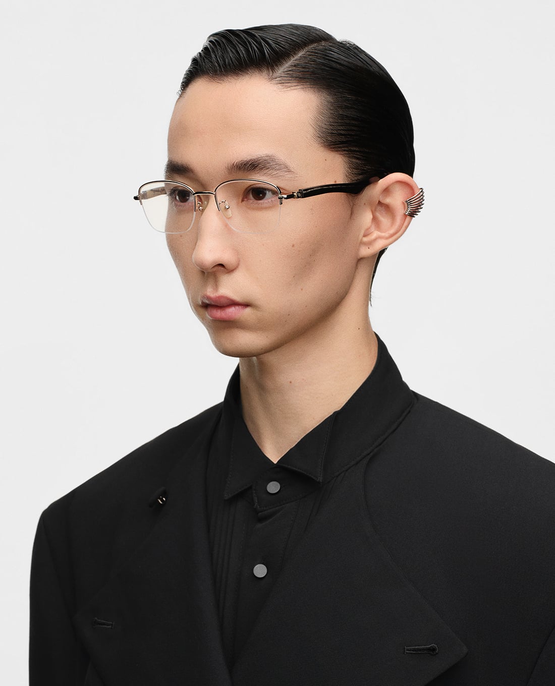 MUJOSH - Kính mát unisex gọng chữ nhật bản mảnh