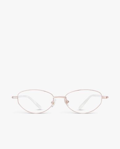  MUJOSH - Gọng kính oval unisex bản mảnh 