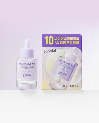  GOODAL - Serum làm sáng da Green Tangerine Vita C Niacinamide 10 Toning Ampoule 