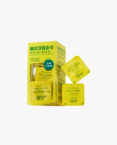  GOODAL - Sáp tẩy trang Green Tangerine Vita C Toning Cleansing 