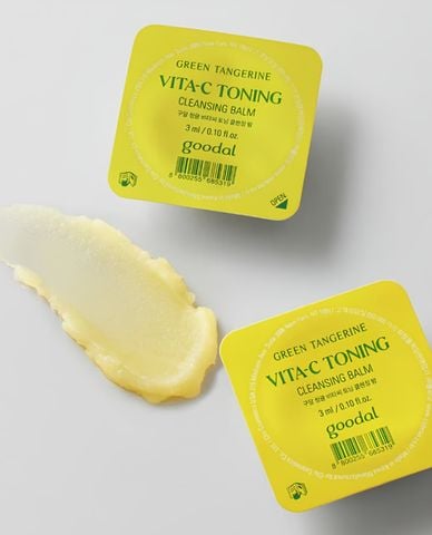  GOODAL - Sáp tẩy trang Green Tangerine Vita C Toning Cleansing 