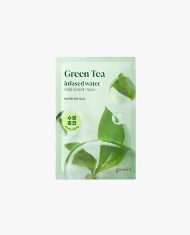  GOODAL - Mặt nạ Green Tea Infused Water Mild Sheet 