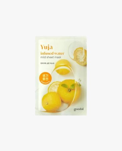  GOODAL - Mặt nạ Yuja Infused Water Mild Sheet 