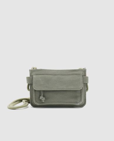  URBAN REVIVO - Túi đeo chéo nam phom chữ nhật nắp gập 